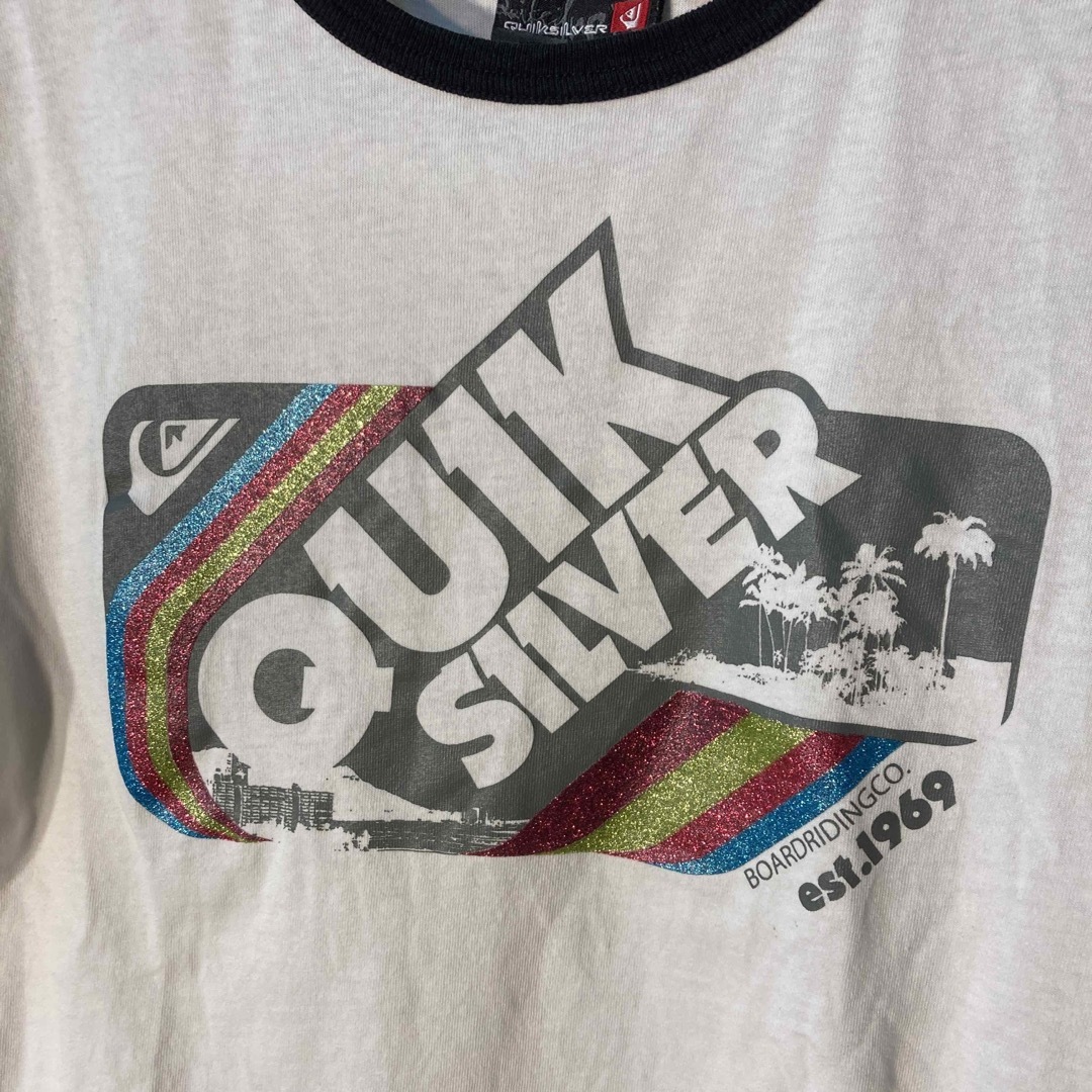 QUIKSILVER(クイックシルバー)の【必見！ビンテージ！】クイックシルバー リンガーTシャツ 90s メンズのトップス(Tシャツ/カットソー(半袖/袖なし))の商品写真