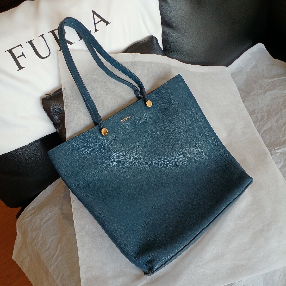 Furla - フルラ FURLA☆本革レザートートバッグ☆通勤バッグ☆メンズ