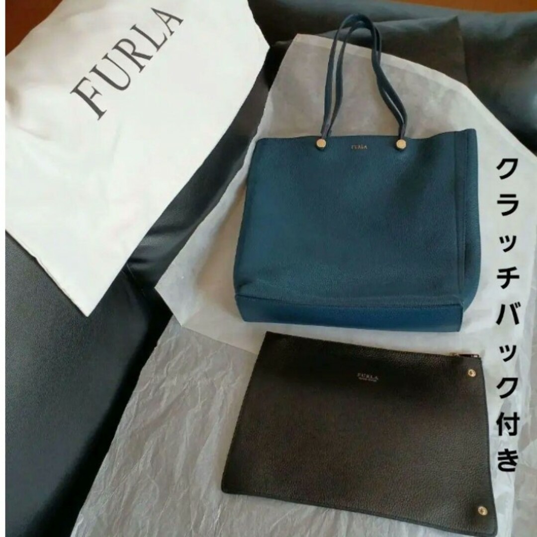 Furla - フルラ FURLA☆本革レザートートバッグ☆通勤バッグ☆メンズ