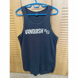 ヴァンキッシュ(VANQUISH)のVANQUISH FITNESS タンクトップ　ネイビー　Mサイズ(タンクトップ)