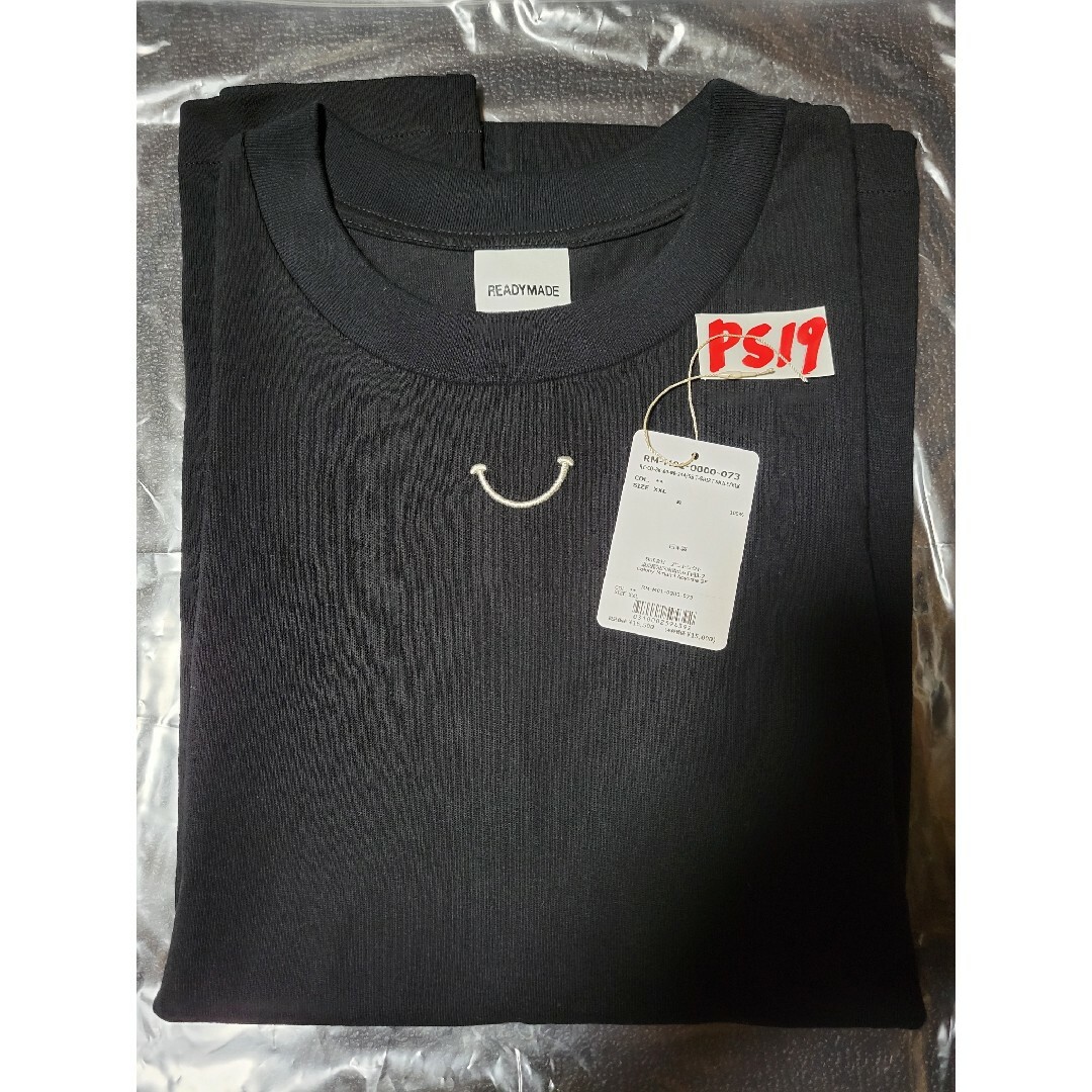 READYMADE SS T-SHIRT / SMILE 黒&白セット 2XL READYMADE SS T-SHIRT / SMILE 黒&白セット 2XL