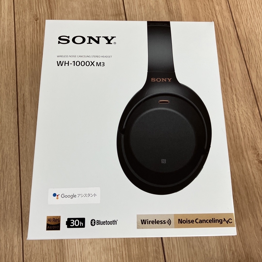 SONY(ソニー)の美品　SONY WH-1000XM3 BLACK ヘッドフォン スマホ/家電/カメラのオーディオ機器(ヘッドフォン/イヤフォン)の商品写真