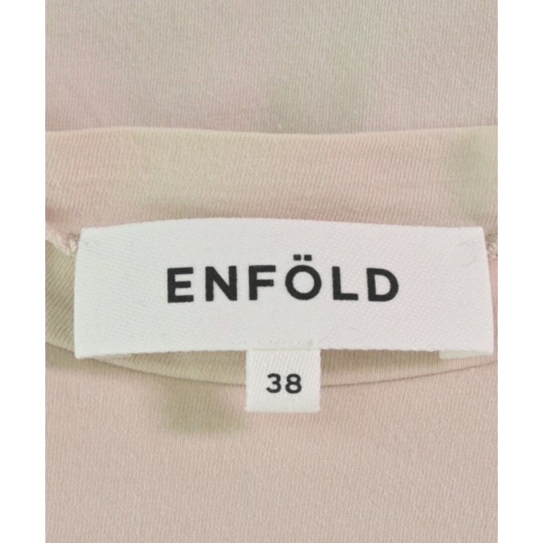 ENFOLD エンフォルド Tシャツ・カットソー 38(M位) ベージュ