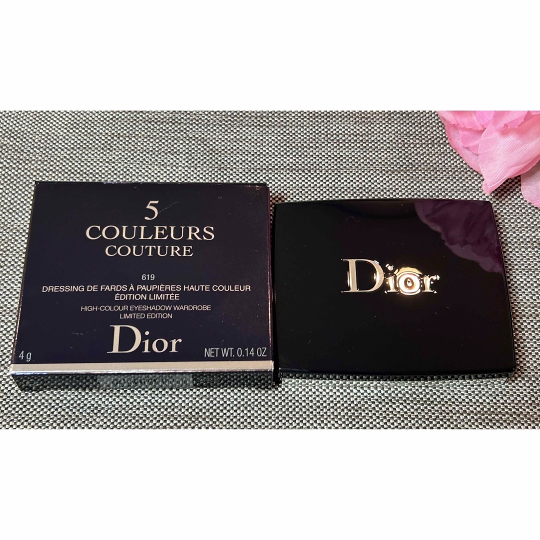 Dior(ディオール)の新品限定品❗️ディオール サンククルール クチュール 619 ピンクグロウ コスメ/美容のベースメイク/化粧品(アイシャドウ)の商品写真