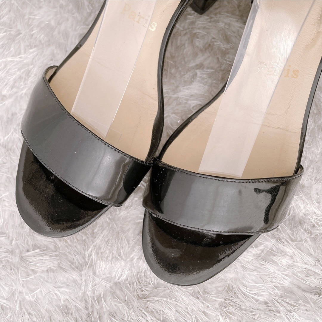 Christian Louboutin(クリスチャンルブタン)のクリスチャンルブタン　ストラップ　フラットシューズ　パンプス　サンダル　美品 レディースの靴/シューズ(サンダル)の商品写真