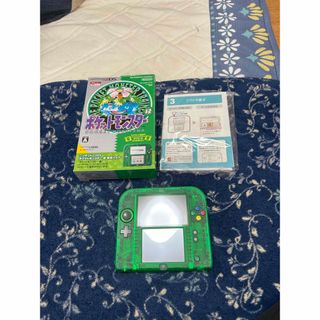 ニンテンドー2DS(ニンテンドー2DS)のニンテンドー2DS クリアグリーン　ポケットモンスター緑(携帯用ゲーム機本体)