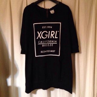 エックスガール(X-girl)の値下げ☆X-girlスウェットワンピ(ミニワンピース)