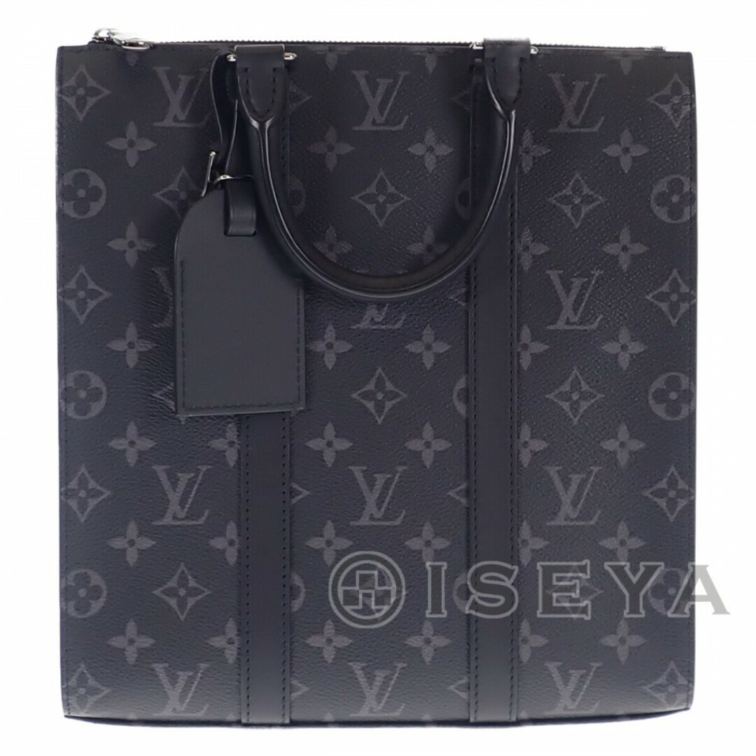 【Aランク】LOUIS VUITTON ルイヴィトン サックプラ・クロス メンズ ハンドバッグ ショルダーバッグ 2way M46098 エクリプス ブラック【ISEYA】