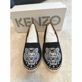 KENZO]とら アイコン エスパドリーユ フラットシューズ-