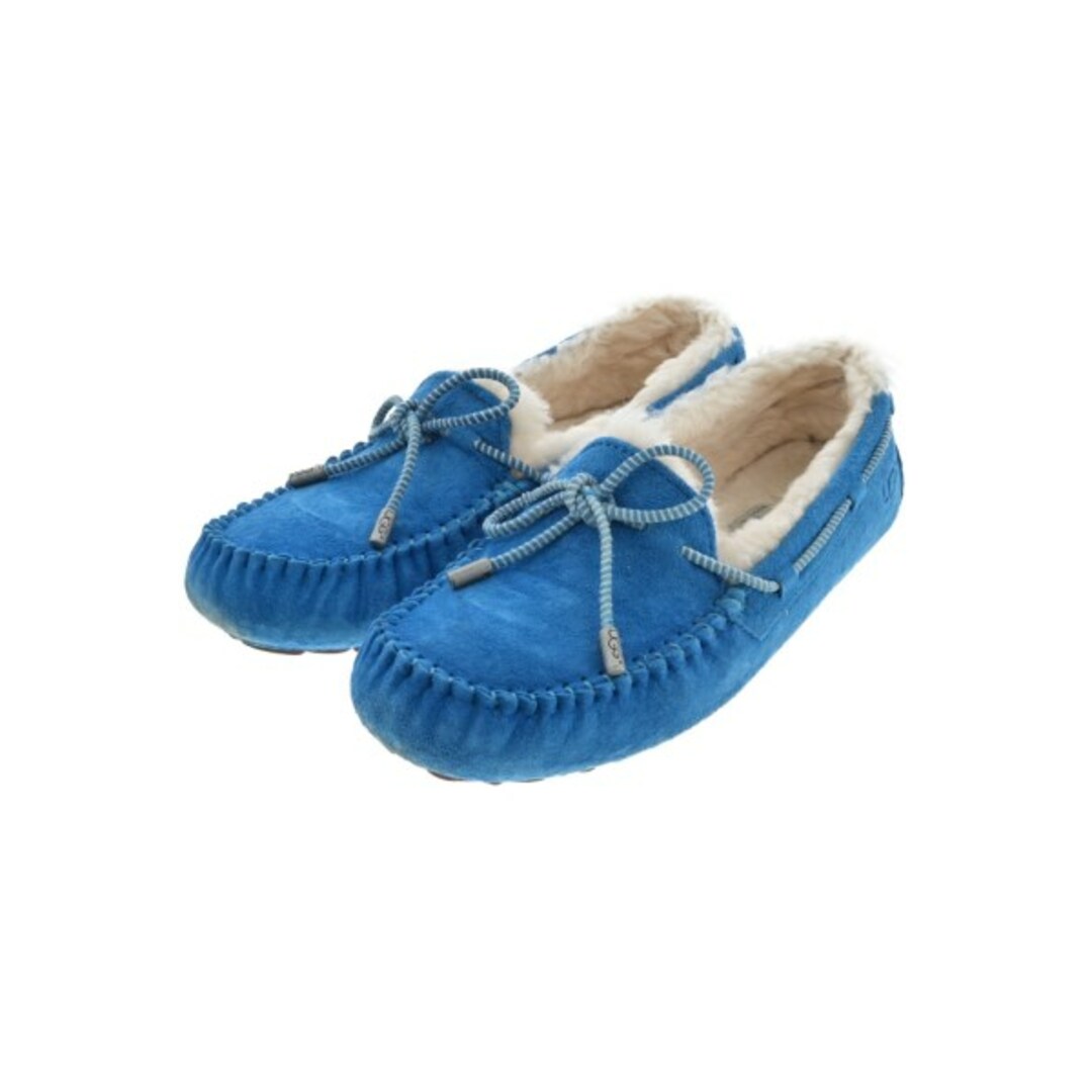 UGG australia モカシン/デッキシューズ 23cm 青 - スリッポン/モカシン オーストラリア UGGモカシン 23cm