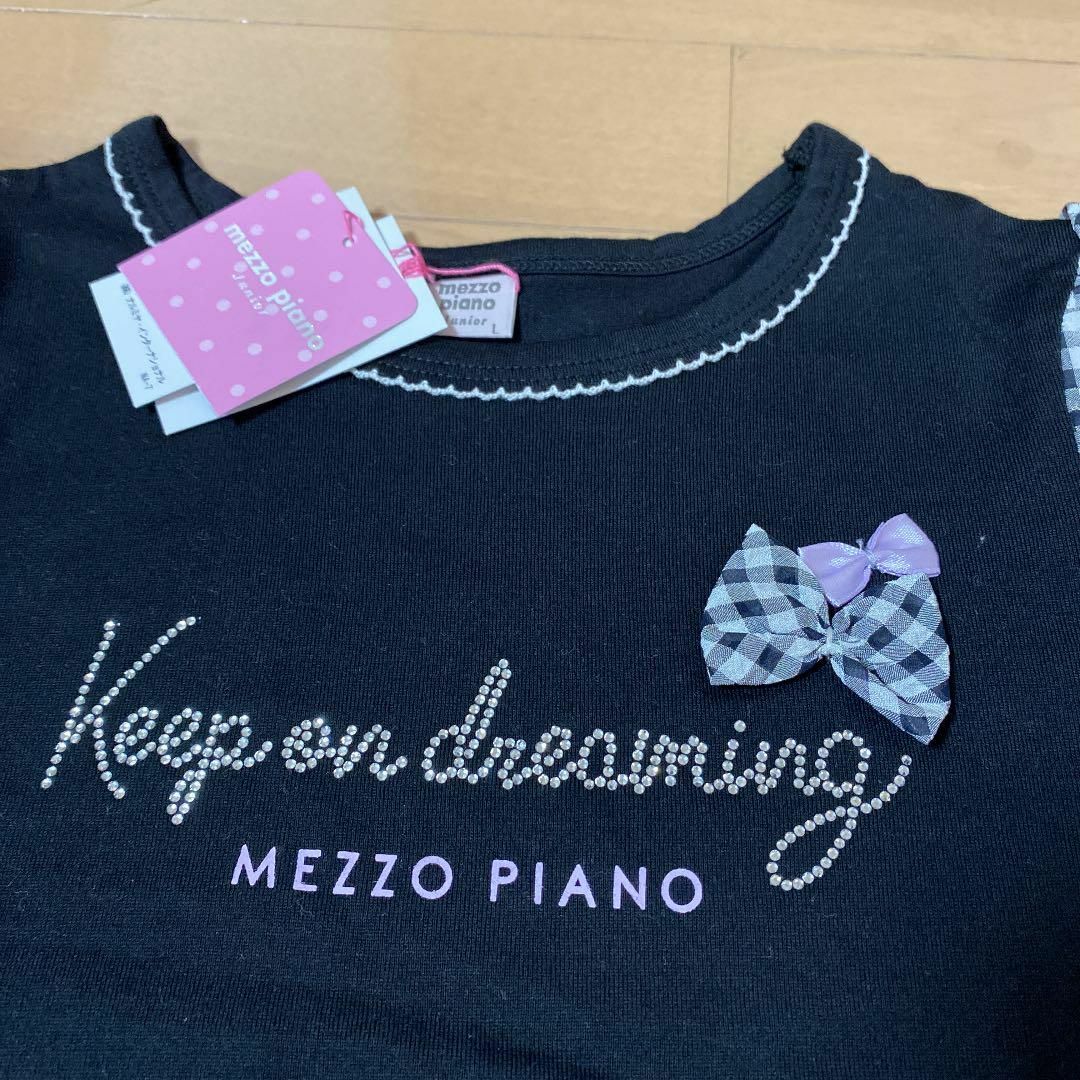 mezzo piano junior(メゾピアノジュニア)のメゾピアノ⭐︎Tシャツ　160 新品 キッズ/ベビー/マタニティのキッズ服女の子用(90cm~)(Tシャツ/カットソー)の商品写真