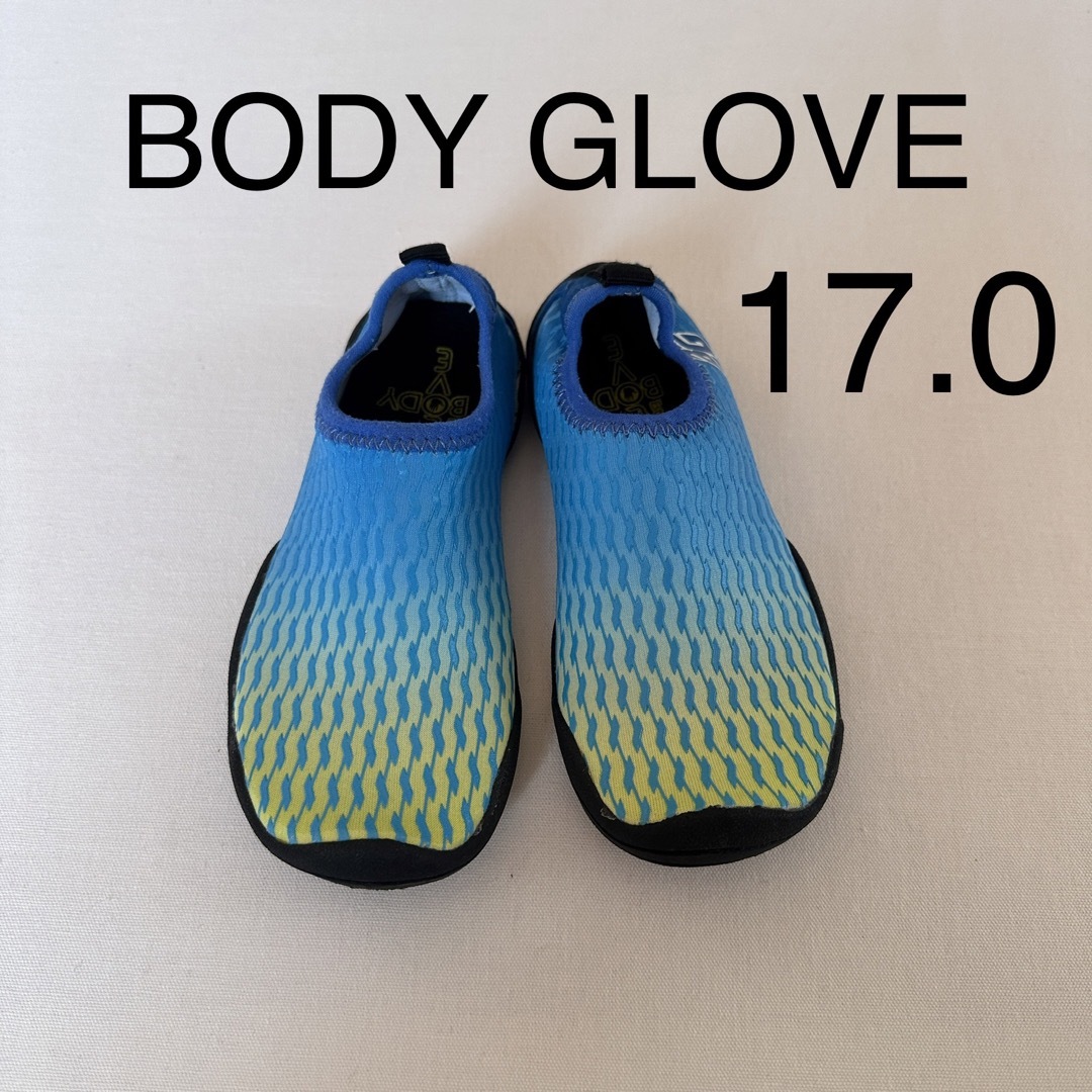 Body Glove(ボディーグローヴ)の【BODY GLOVE】水陸両用　マリンシューズ17.0 ブルー　サンダル キッズ/ベビー/マタニティのキッズ靴/シューズ(15cm~)(サンダル)の商品写真
