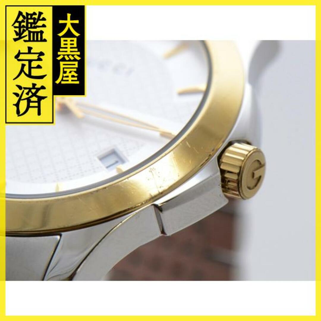 Gucci - グッチ Gタイムレス・デイト 126.4 GP/SS 男性用 クオーツ