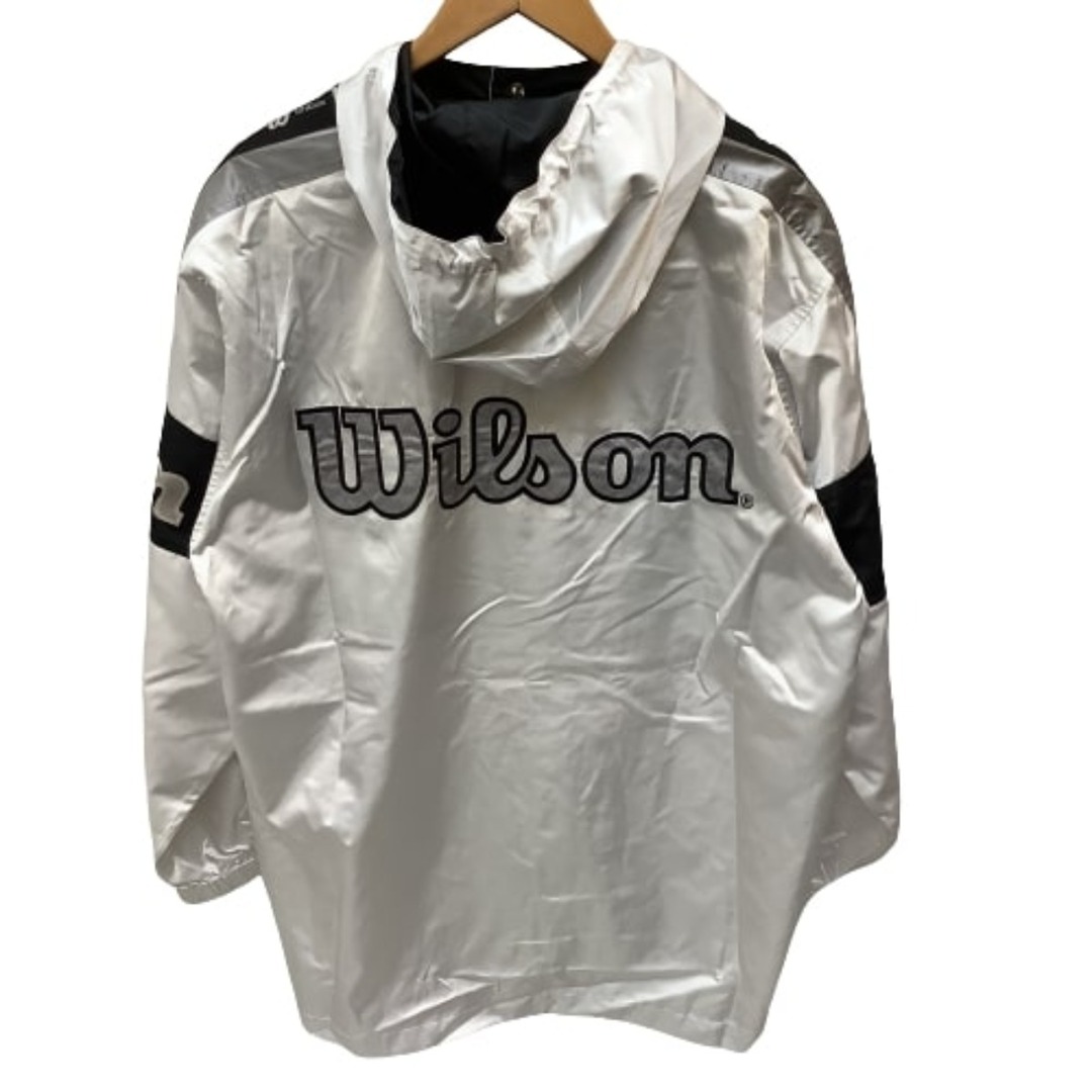 ♪♪Wilson ウィルソン メンズ Vintage ヴィンテージ ナイロンジャケット SIZE L ホワイト 1