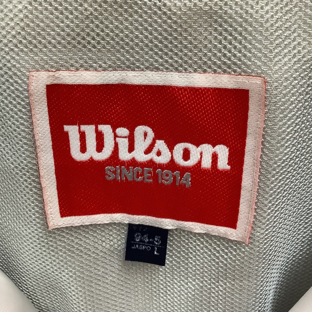 ♪♪Wilson ウィルソン メンズ Vintage ヴィンテージ ナイロンジャケット SIZE L ホワイト 3