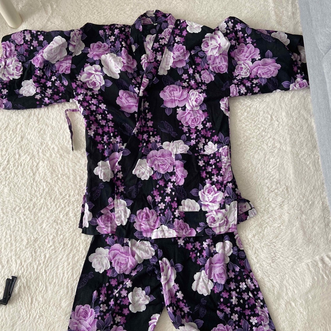 甚平   Lサイズ キッズ/ベビー/マタニティのキッズ服男の子用(90cm~)(甚平/浴衣)の商品写真