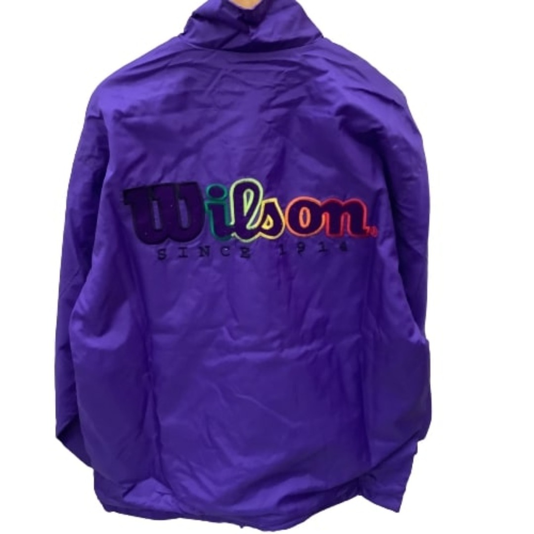 ♪♪Wilson ウィルソン メンズ Vintage ヴィンテージ コーチジャケット SIZE L パープル