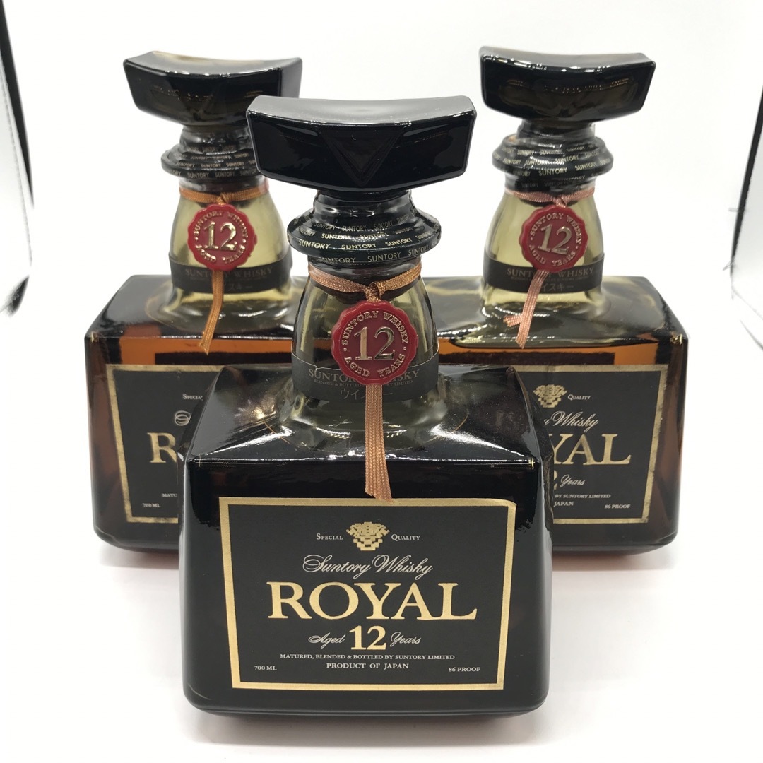 SUNTORY WHISKY ROYAL  12年　３本食品/飲料/酒