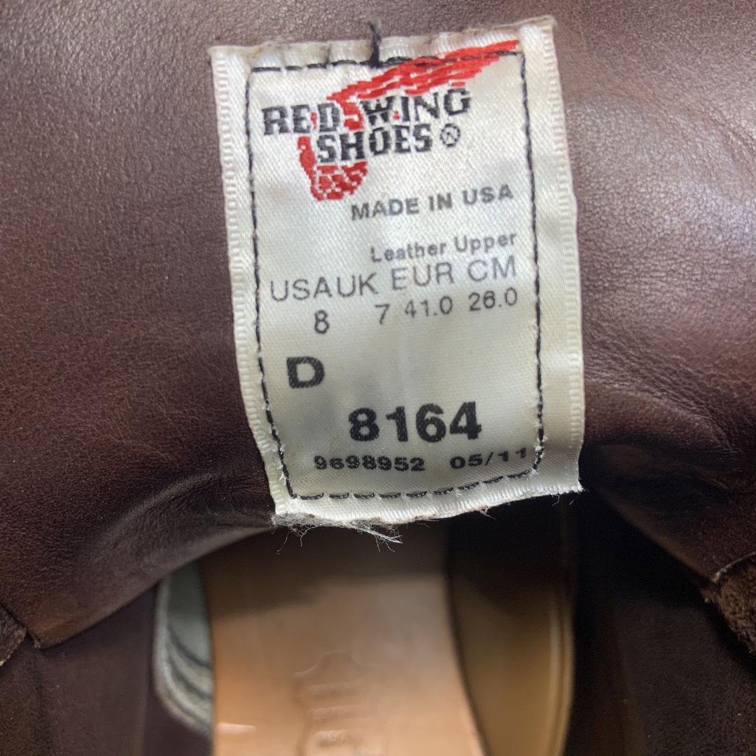 ☆REDWING 8164 ジャワミュールスキナー US8D (23F11)