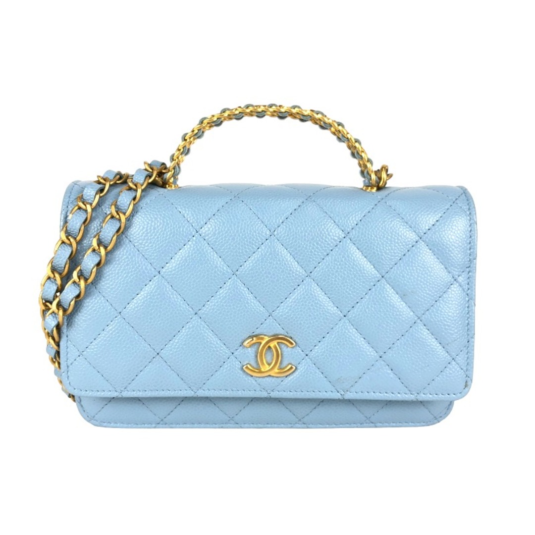 約19cm高さシャネル CHANEL トップハンドル チェーンウォレット ショルダー