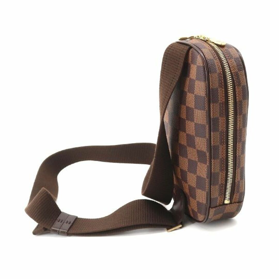 LOUIS VUITTON(ルイヴィトン)の新品同様 ルイ ヴィトン LOUIS VUITTON ダミエ ポシェット ガンジュ パーソナル SPO  ボディ バッグ エベヌ N48048 VLP 90195300 メンズのバッグ(ウエストポーチ)の商品写真