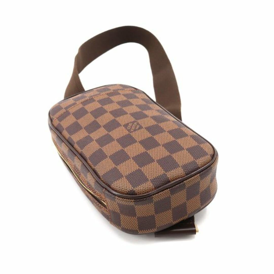 LOUIS VUITTON(ルイヴィトン)の新品同様 ルイ ヴィトン LOUIS VUITTON ダミエ ポシェット ガンジュ パーソナル SPO  ボディ バッグ エベヌ N48048 VLP 90195300 メンズのバッグ(ウエストポーチ)の商品写真