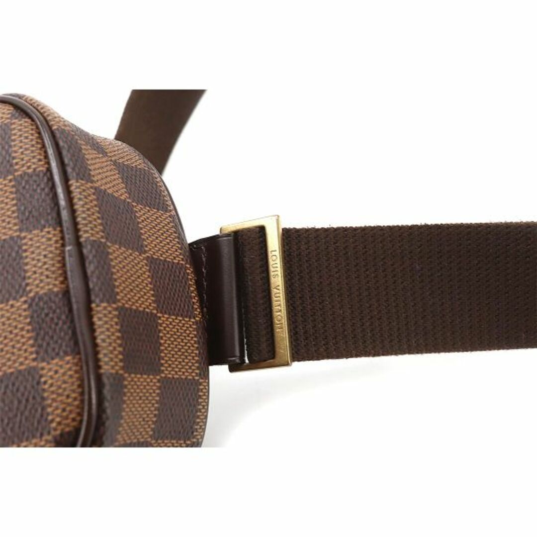 LOUIS VUITTON(ルイヴィトン)の新品同様 ルイ ヴィトン LOUIS VUITTON ダミエ ポシェット ガンジュ パーソナル SPO  ボディ バッグ エベヌ N48048 VLP 90195300 メンズのバッグ(ウエストポーチ)の商品写真