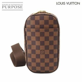 ルイヴィトン(LOUIS VUITTON)の新品同様 ルイ ヴィトン LOUIS VUITTON ダミエ ポシェット ガンジュ パーソナル SPO  ボディ バッグ エベヌ N48048 VLP 90195300(ウエストポーチ)