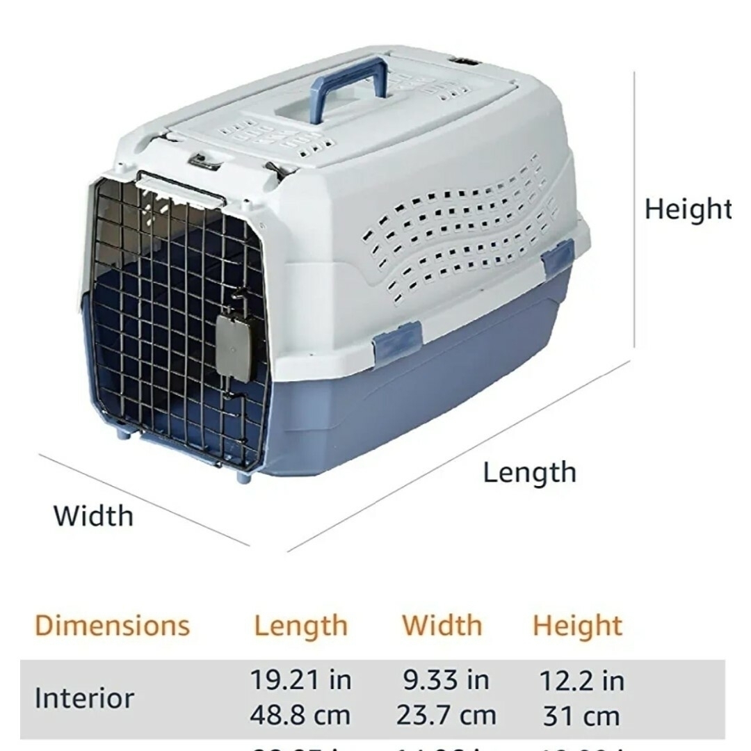 ペットキャリー ダブルドア　Sサイズ 　ハードタイプ　犬 猫 小動物　コンパクト その他のペット用品(その他)の商品写真