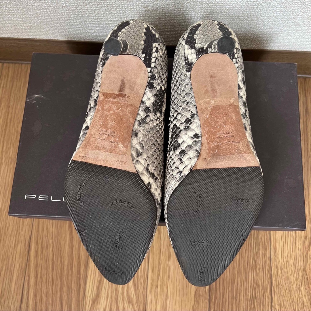 PELLICO - 美品 ペリーコ パイソン パンプス 37の通販 by rin's shop