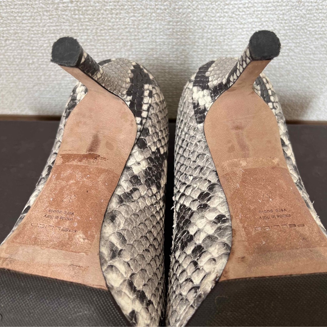 PELLICO - 美品 ペリーコ パイソン パンプス 37の通販 by rin's shop