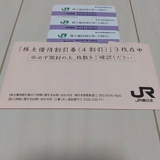 JR東日本株主優待割引券3枚(その他)