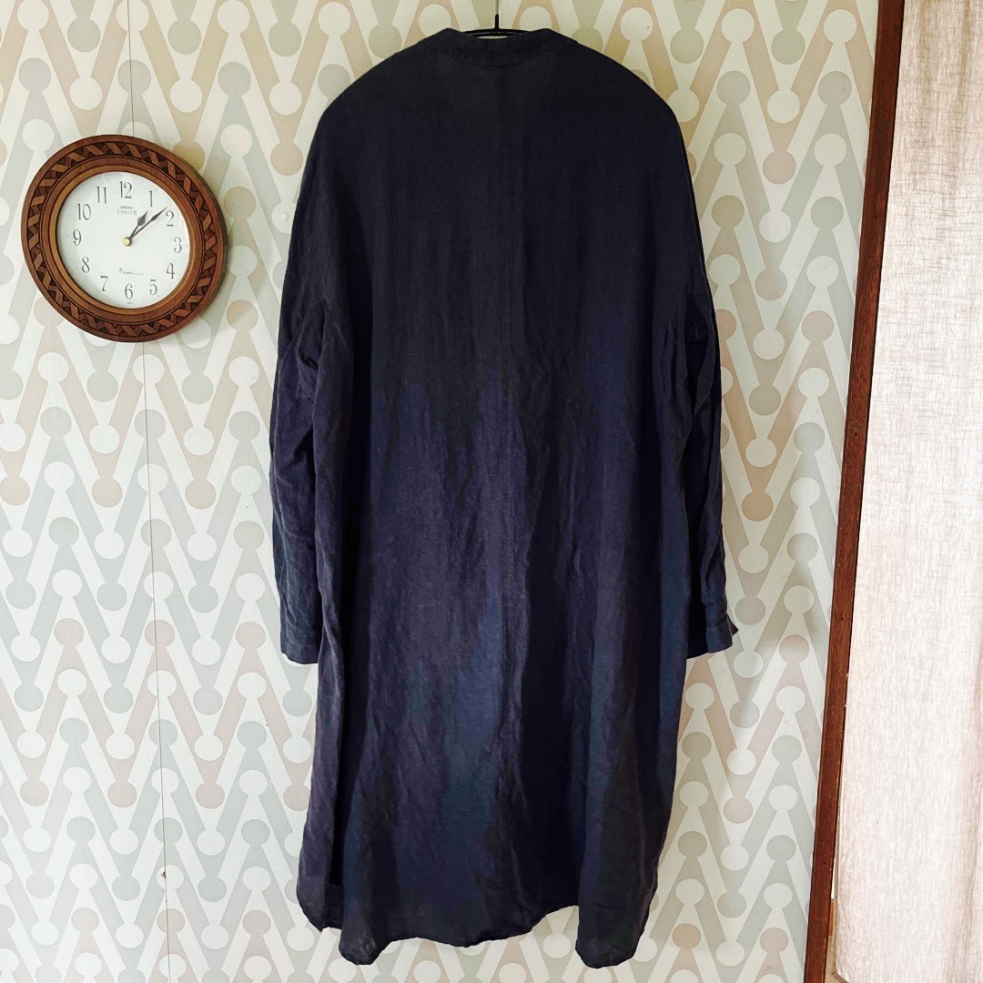 Solberry(ソルベリー)のソウルベリー リネン 羽織り シャツワンピース レディースのワンピース(ロングワンピース/マキシワンピース)の商品写真
