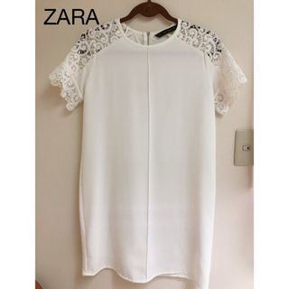 ザラ(ZARA)のzara ワンピース　レースワンピース(ひざ丈ワンピース)