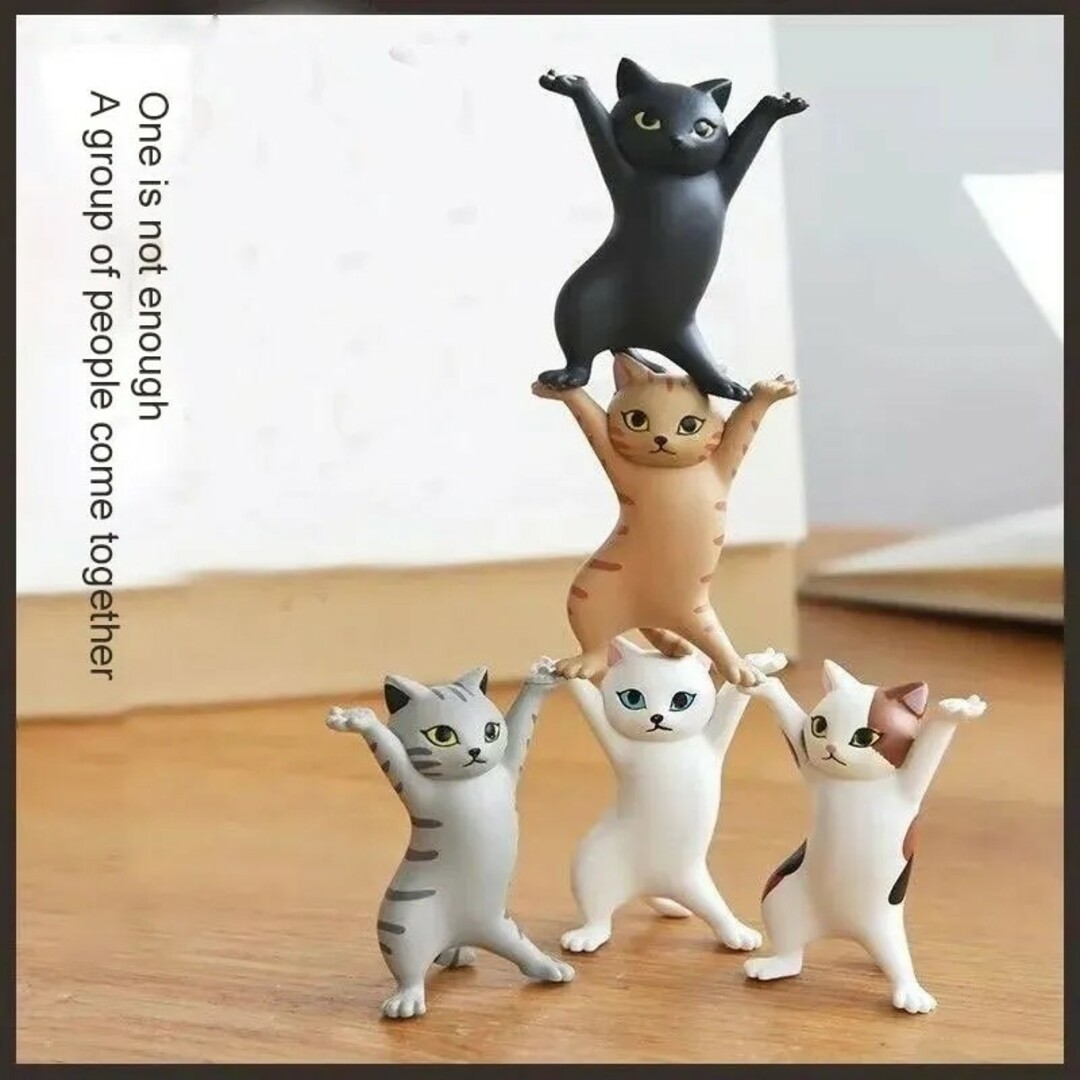 豪華豪華猫 フィギュア 20体セット 人形 ネコの置物 インテリア 可愛い ネコシリーズ その他