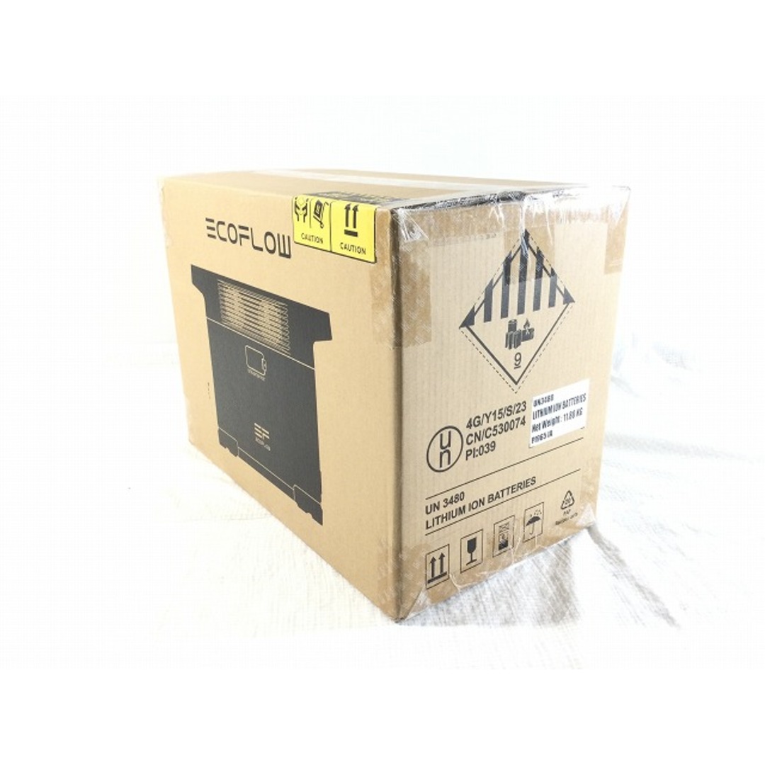 ☆未使用品☆ ECOFLOW エコフロー ポータブル電源 EFD330 DELTA2/デルタ MAX出力1500W 家庭用 蓄電池 発電機 69044