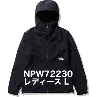 ザノースフェイス(THE NORTH FACE)の【新品未使用タグ付】コンパクトジャケット NPW72230 黒 ブラックL(ナイロンジャケット)