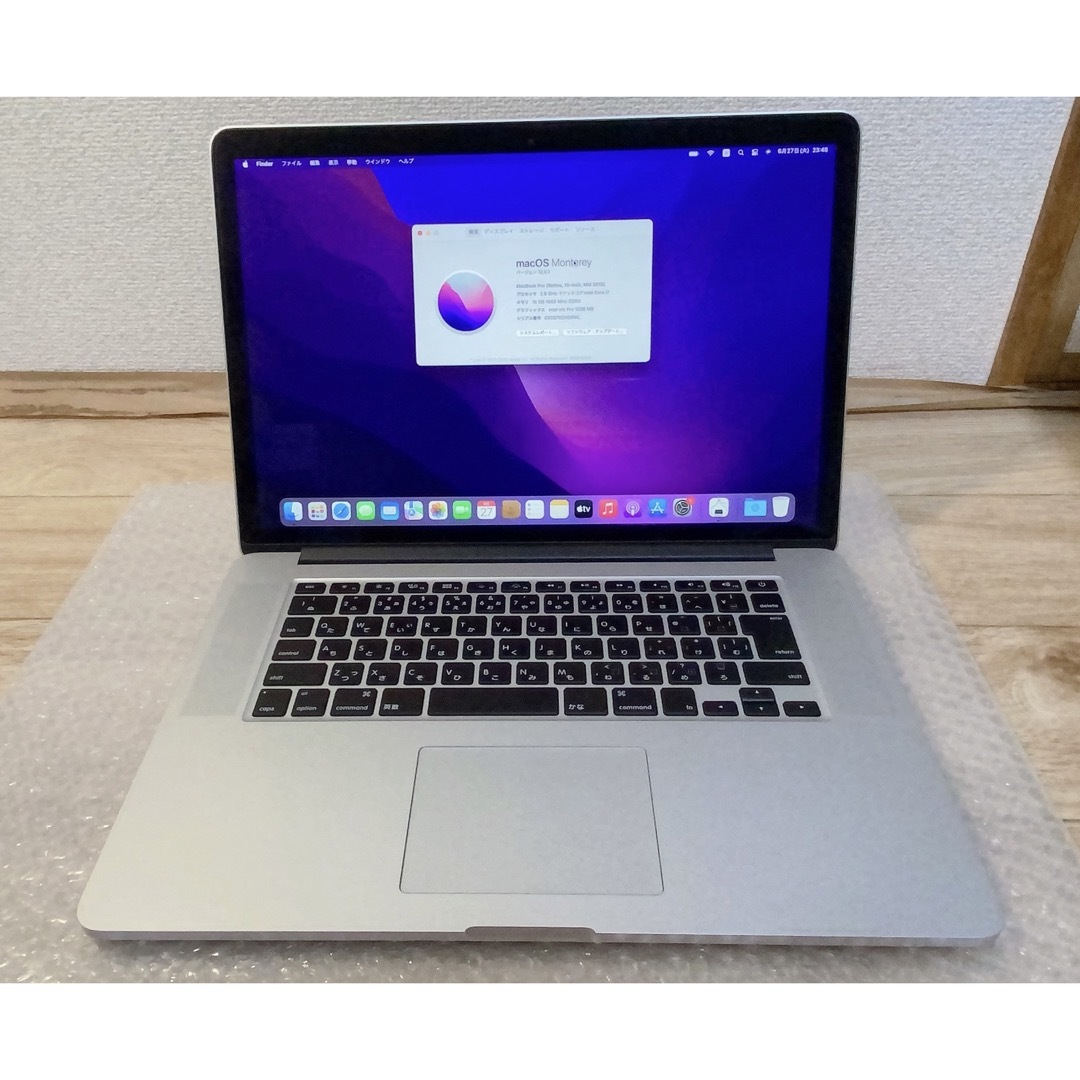 Macbook 2015 15" i7 2.8Ghz 16Gb ssd 512G