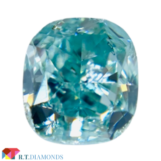 FANCY INTENSE BLUE GREEN 0.494ct X(その他)