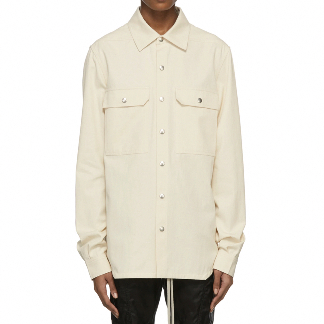 新品未使用 RICK OWENS 22SS OUTERSHIRT NATURALシャツ