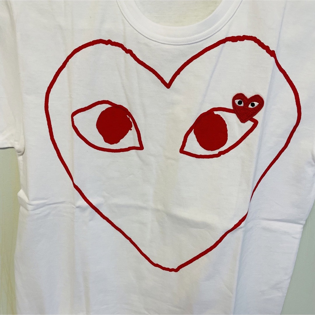 COMME des GARCONS(コムデギャルソン)の【即発】COMME des GARCONS ハートプリント メンズ カットソー メンズのトップス(Tシャツ/カットソー(半袖/袖なし))の商品写真