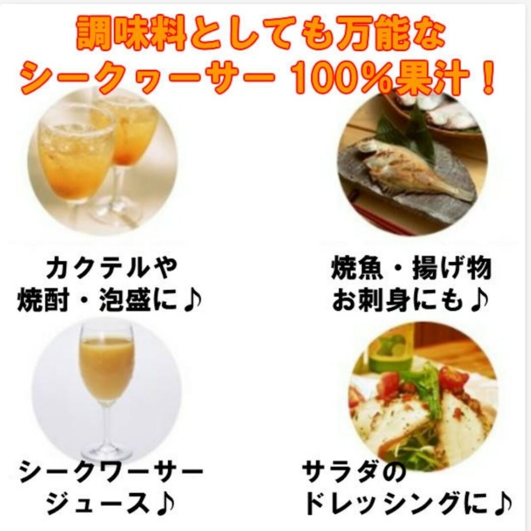 沖縄県産シークワーサー2L☓2本 食品/飲料/酒の飲料(ソフトドリンク)の商品写真