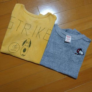 デニムダンガリー(DENIM DUNGAREE)のデニムダンガリー☆スヌーピーTシャツセット  130(Tシャツ/カットソー)