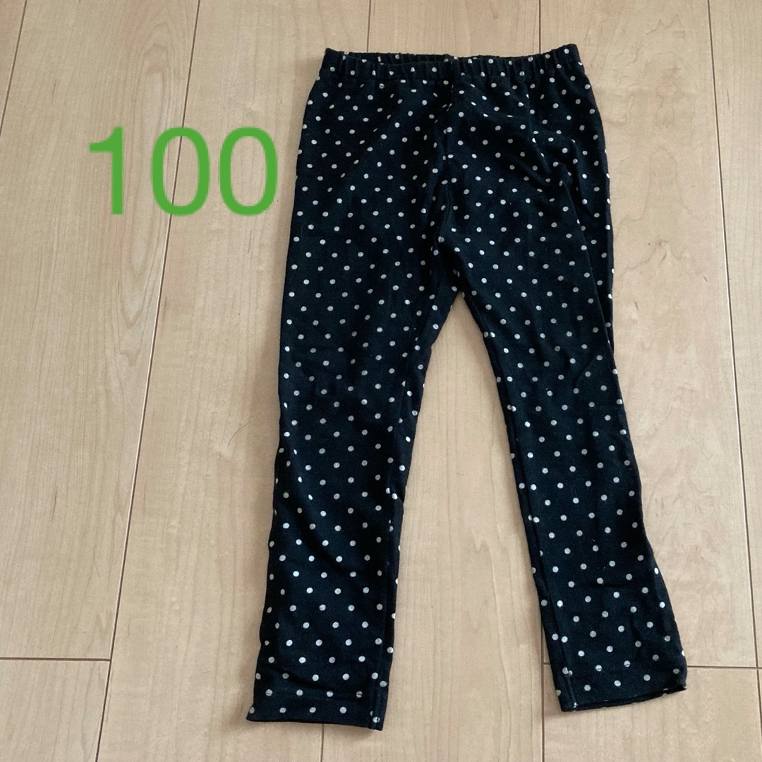 UNIQLO(ユニクロ)のユニクロ　レギンス 100 10分丈 キッズ/ベビー/マタニティのキッズ服男の子用(90cm~)(パンツ/スパッツ)の商品写真