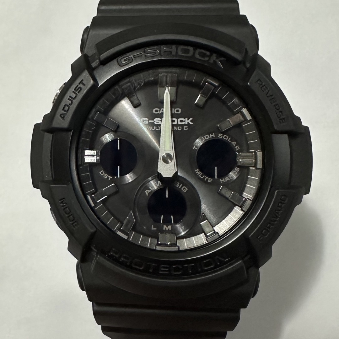 腕時計 G-SHOCK電波ソーラー GAW-100B-1AJF メンズ ブラック