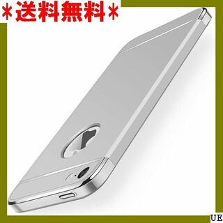 ７ MQman ガラスフィルム付き iPhone5S ip E シルバー 663(モバイルケース/カバー)