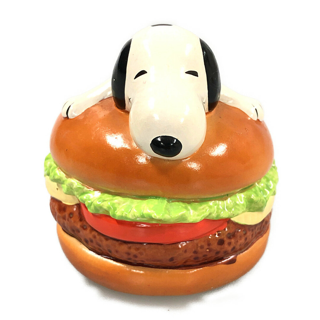 SNOOPY(スヌーピー)のSNOOPY スヌーピー ヴィンテージ ハンバーガー コインバンク 貯金箱 陶器製  正規品 / 29209 メンズのファッション小物(その他)の商品写真