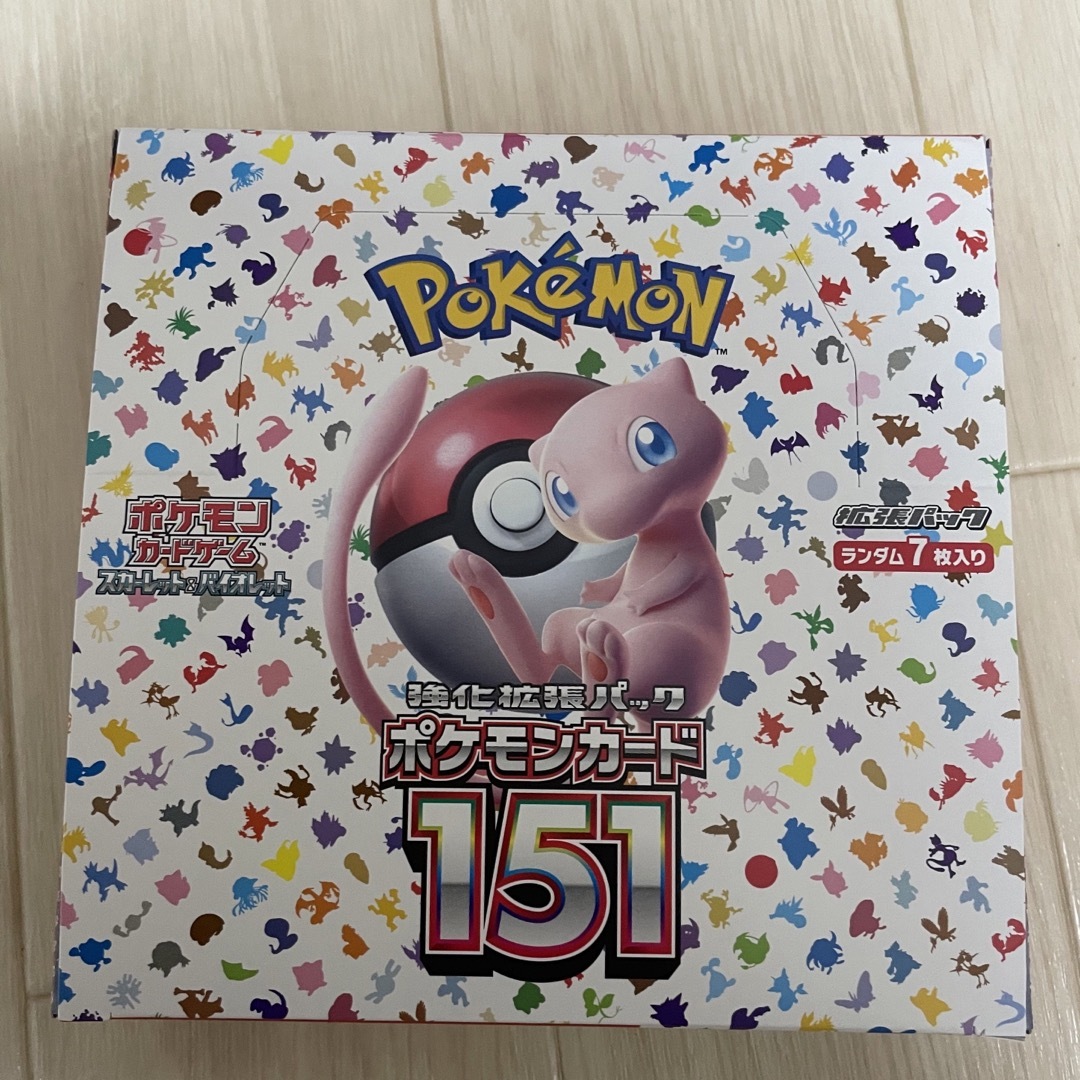 強化拡張パック ポケモンカード151 1BOX シュリンクなし