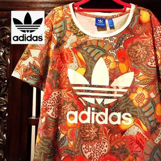 アディダス(adidas)のアディダス オリジナルス ファーム 南国 花柄 Tシャツ ジャージ レギンス(Tシャツ(半袖/袖なし))