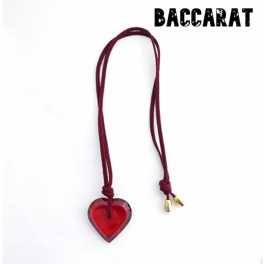 良品 綺麗 Baccarat アラフォリ ハート ネックレス チョーカー ...